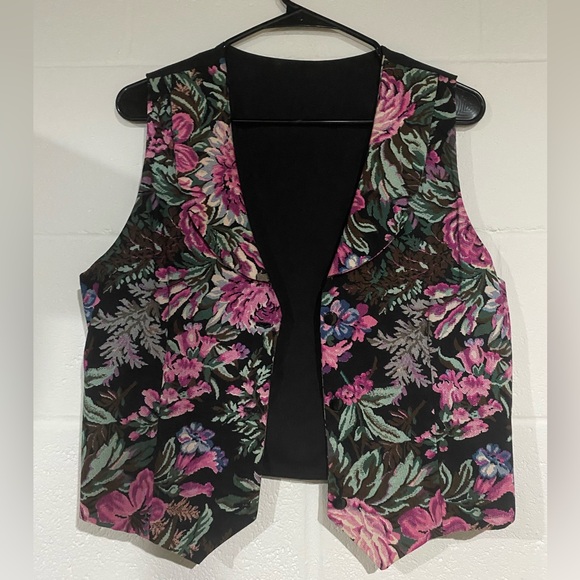 Vintage floral vest - Picture 1 of 2